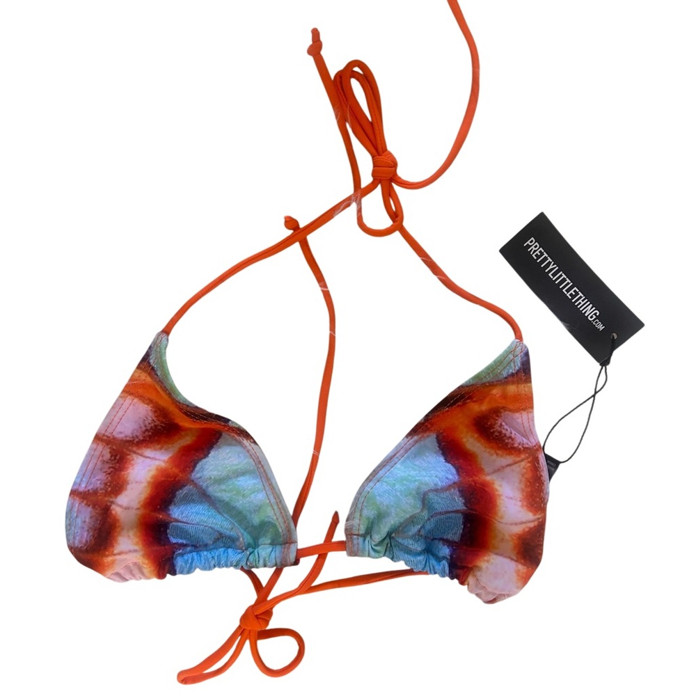 PrettyLittleThing Multicolor Bikini Top
